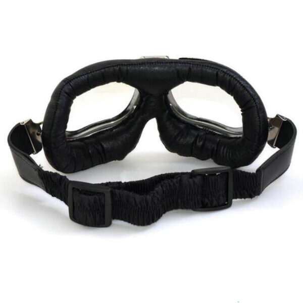 Motorcycle Half Helmet, Open Face Helmet, Motorbike Scooter Half Helmet, Universal Scooter Synthetic Leather Open Face Half Helmet UV Goggles - Image 14