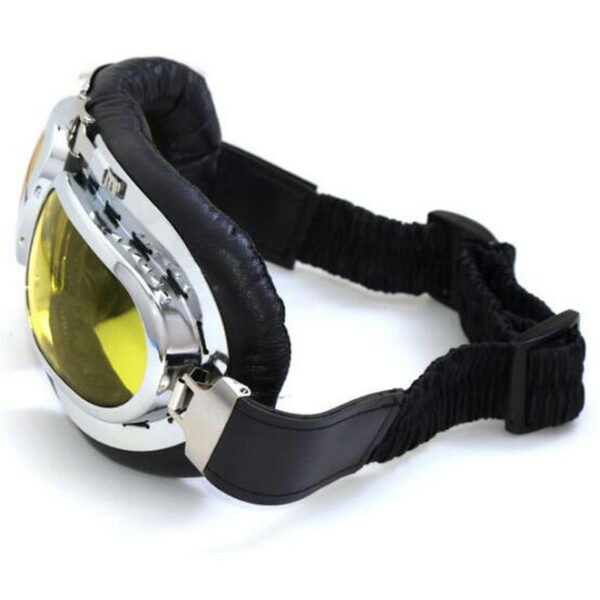 Motorcycle Half Helmet, Open Face Helmet, Motorbike Scooter Half Helmet, Universal Scooter Synthetic Leather Open Face Half Helmet UV Goggles - Image 17