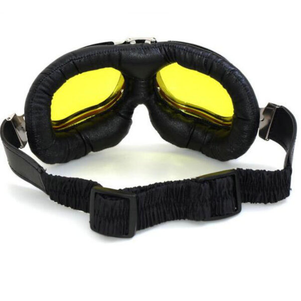 Motorcycle Half Helmet, Open Face Helmet, Motorbike Scooter Half Helmet, Universal Scooter Synthetic Leather Open Face Half Helmet UV Goggles - Image 18