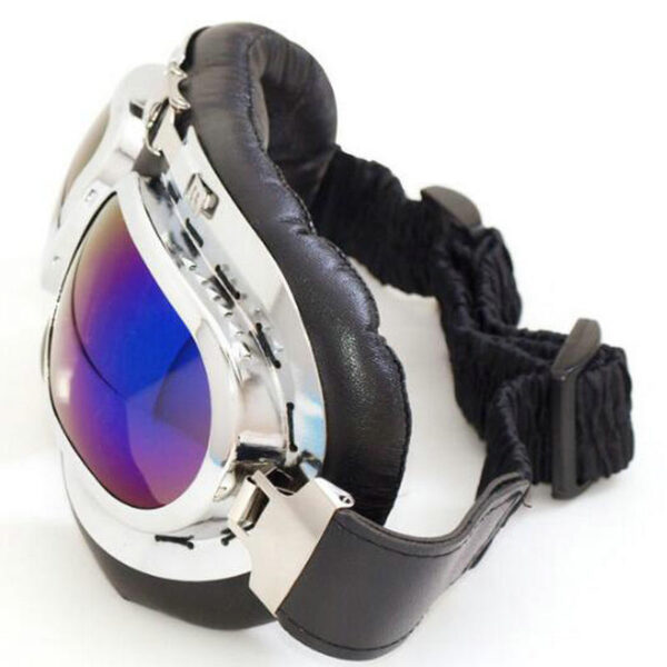 Motorcycle Half Helmet, Open Face Helmet, Motorbike Scooter Half Helmet, Universal Scooter Synthetic Leather Open Face Half Helmet UV Goggles - Image 21