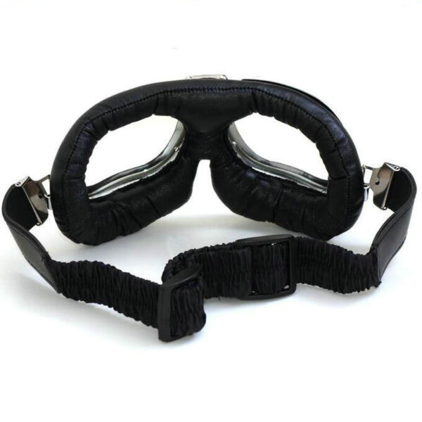 Motorcycle Half Helmet, Open Face Helmet, Motorbike Scooter Half Helmet, Universal Scooter Synthetic Leather Open Face Half Helmet UV Goggles - Image 7