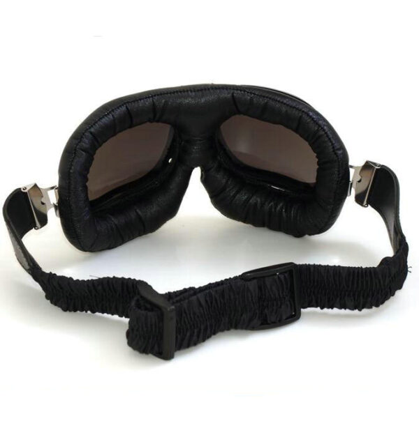 Motorcycle Half Helmet, Open Face Helmet, Motorbike Scooter Half Helmet, Universal Scooter Synthetic Leather Open Face Half Helmet UV Goggles - Image 10