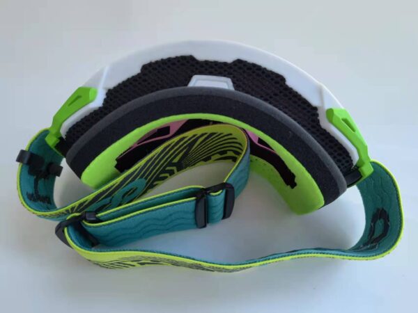 MF 55 2022 customized green vented foam dirtbike mx goggles - Image 7