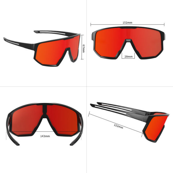 anti fog UV 400 TR 90 frame cycling  sports sunglasses MS 887 - Image 4