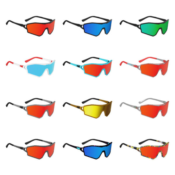 2022 unisex adult anti impact UV 400 PC frame sporting sunglasses MS 890 - Image 8
