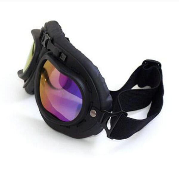 Harley Full Face Tactical Goggles Outdoor Army Style Fans CS Anti-Fog Goggles Riding Glasses - Image 5