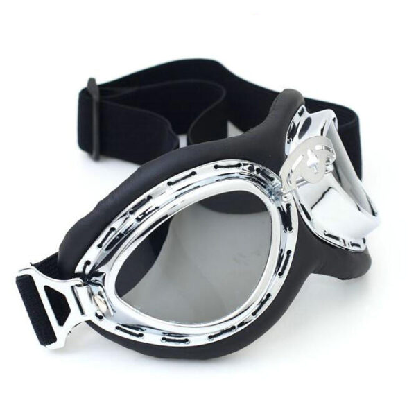 grey rainbow UV 400 PC lens off road harley glasses MT 07 - Image 8