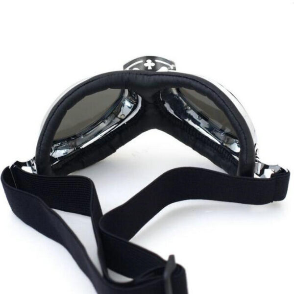 grey rainbow UV 400 PC lens off road harley glasses MT 07 - Image 10