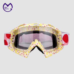 MH 157 logo customized transparent unisex anti fog motocross glasses