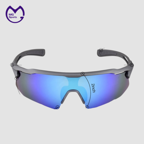 classic PC frame and PC UV 400 lens sporting sunglasses MH 502