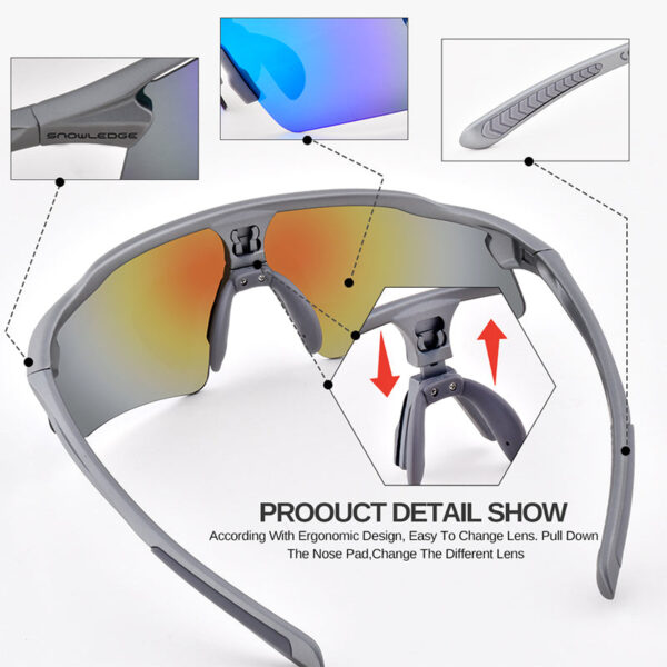 classic PC frame and PC UV 400 lens sporting sunglasses MH 502 - Image 6