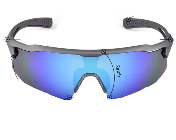classic PC frame and PC UV 400 lens sporting sunglasses MH 502 - Image 2