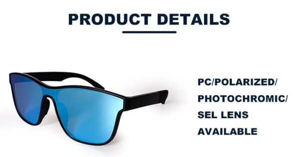 2022 unisex full blue coating anti impact fashionable sunglasses MH 508 - Image 8