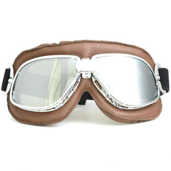 mirror PC UV 400 harley goggles with band helmet compatible MT 11 - Image 2
