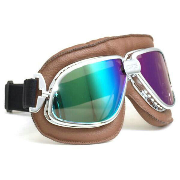 mirror PC UV 400 harley goggles with band helmet compatible MT 11 - Image 24