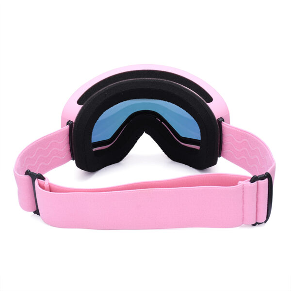 2023 newly designed interchangeble lens ski snow goggle with removable strap - Image 2