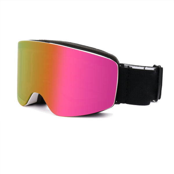 2023 pink anti fog PC lens snowboarding ski goggles for adult - Image 2
