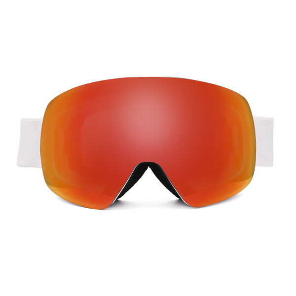2023 blue mirror coating interchangeable lens ski snow goggles with elastic band - Image 8