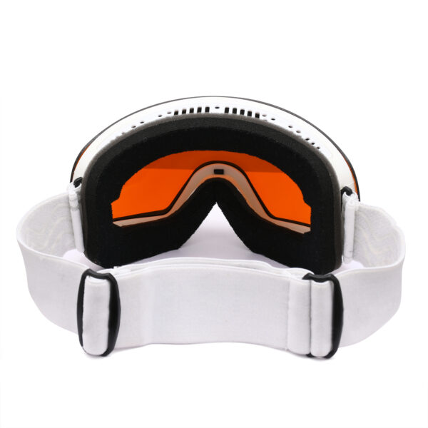 2023 blue mirror coating interchangeable lens ski snow goggles with elastic band - Image 11