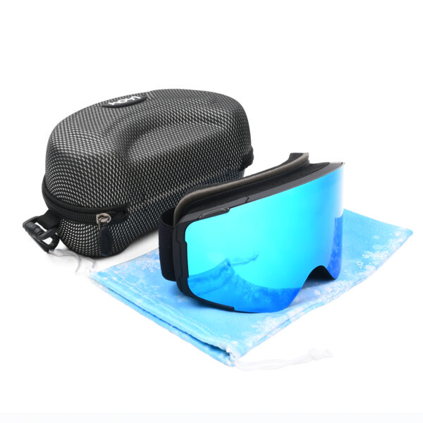 best selling ski goggles with anti slip silicone lines - Image 4