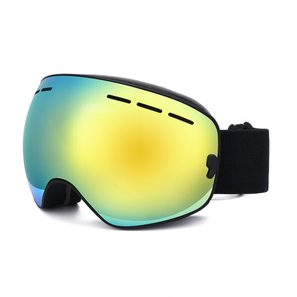 2023 newest ventilated anti fog interchangeble anti fog ski snow goggles - Image 2