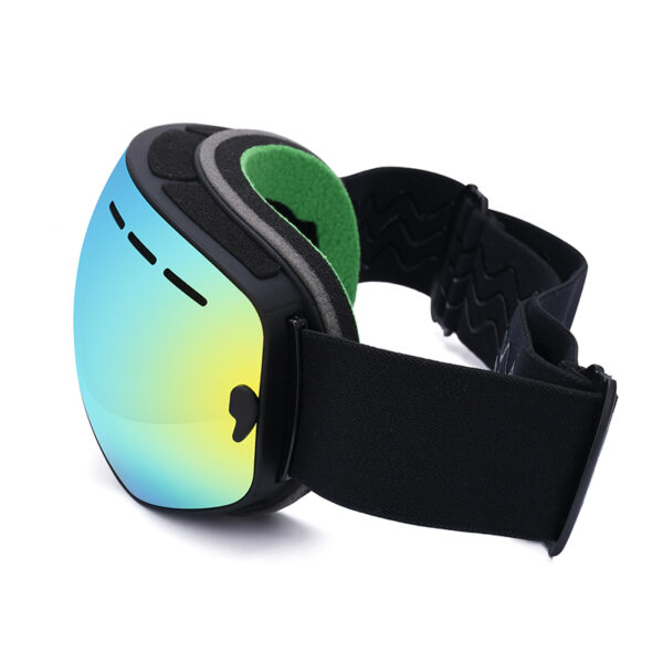 2023 newest ventilated anti fog interchangeble anti fog ski snow goggles - Image 3
