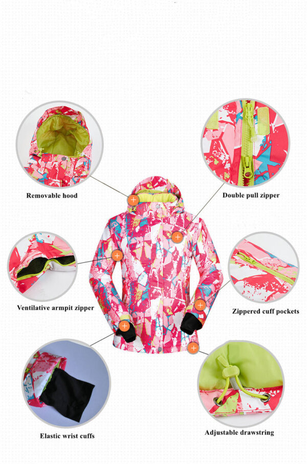 2024 new designed customized skiing suit snow windproof clothing and pants - Image 6