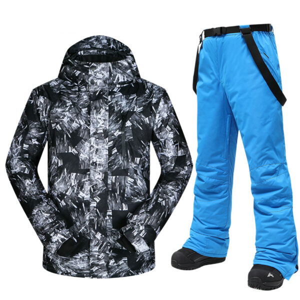 2024 new designed customized skiing suit snow windproof clothing and pants - Image 6