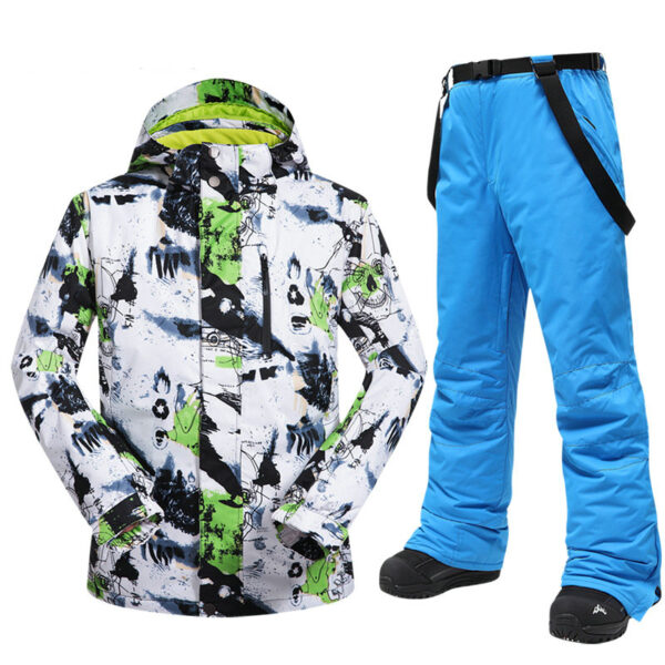 2024 new designed customized skiing suit snow windproof clothing and pants - Image 5