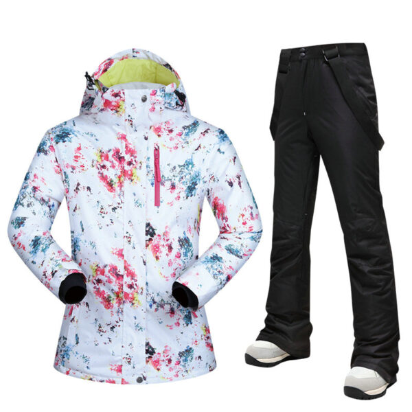 2024 new designed customized skiing suit snow windproof clothing and pants - Image 2