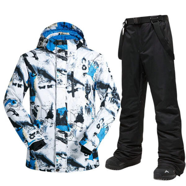 2024 new designed customized skiing suit snow windproof clothing and pants - Image 5