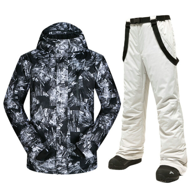 2024 new designed customized skiing suit snow windproof clothing and pants - Image 2