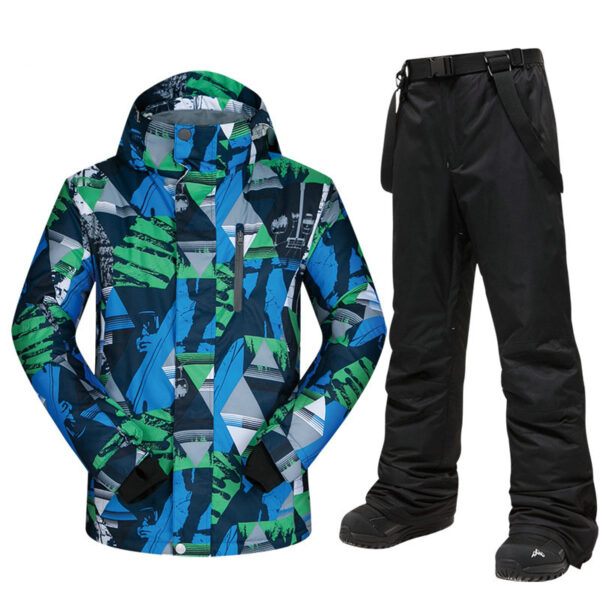 2024 new designed customized skiing suit snow windproof clothing and pants