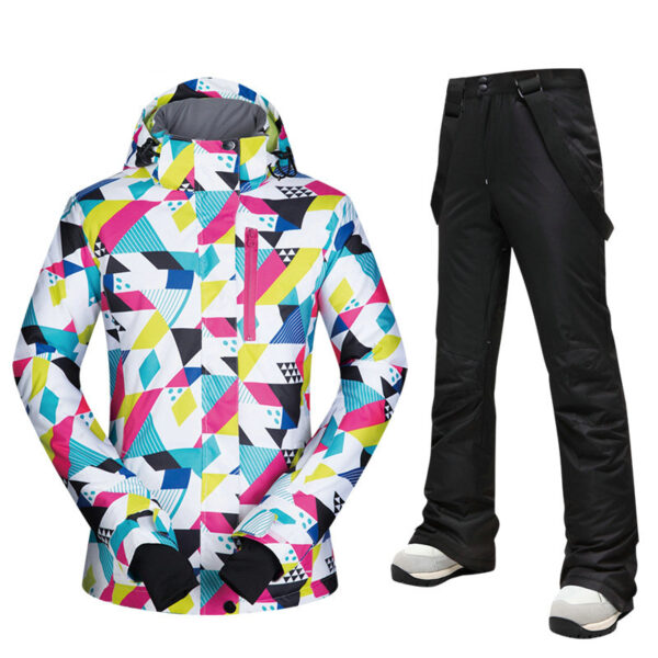 2024 new designed customized skiing suit snow windproof clothing and pants - Image 4