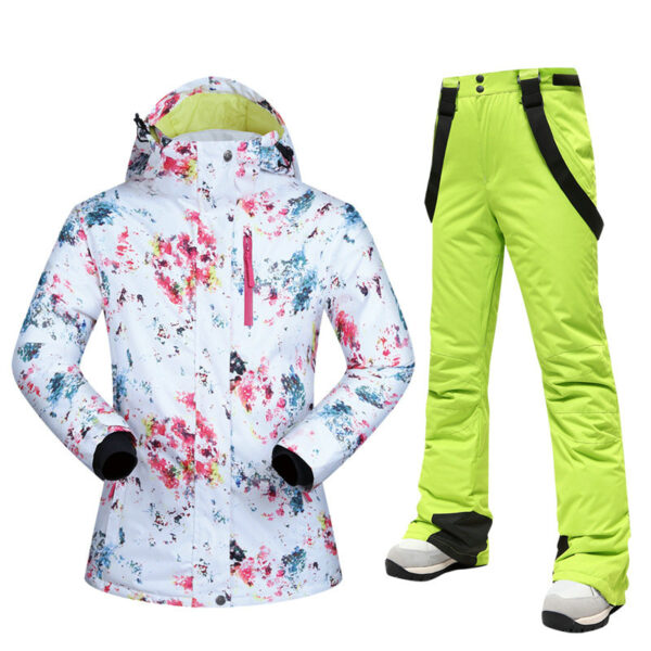 2024 new designed customized skiing suit snow windproof clothing and pants - Image 3