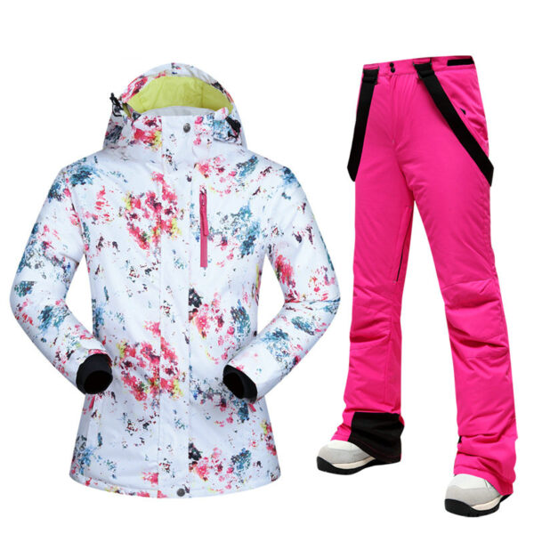 2024 new designed customized skiing suit snow windproof clothing and pants - Image 5