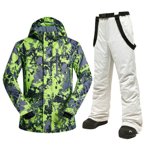 2024 new designed customized skiing suit snow windproof clothing and pants - Image 4