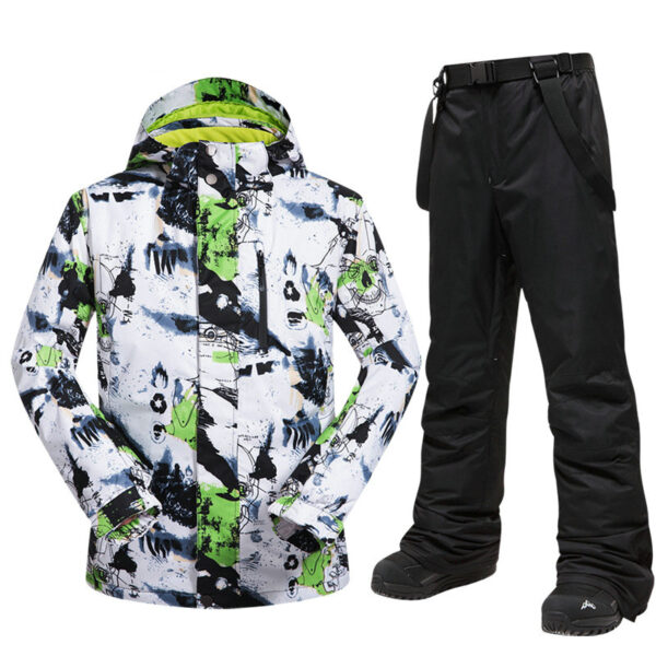 2024 new designed customized skiing suit snow windproof clothing and pants - Image 4