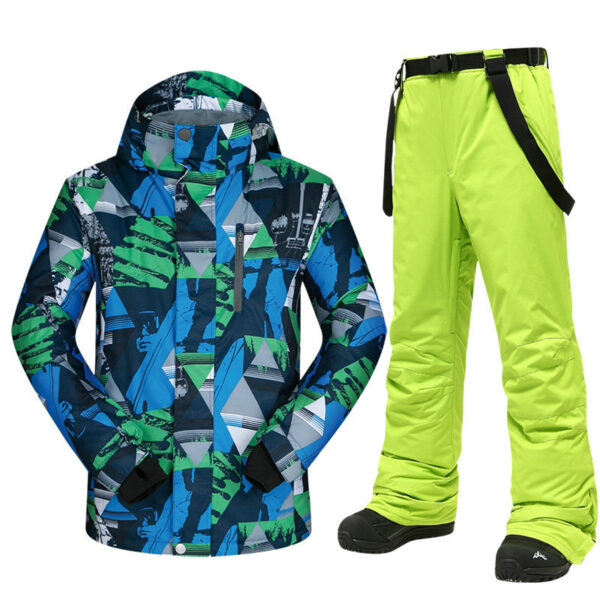 2024 new designed customized skiing suit snow windproof clothing and pants - Image 2