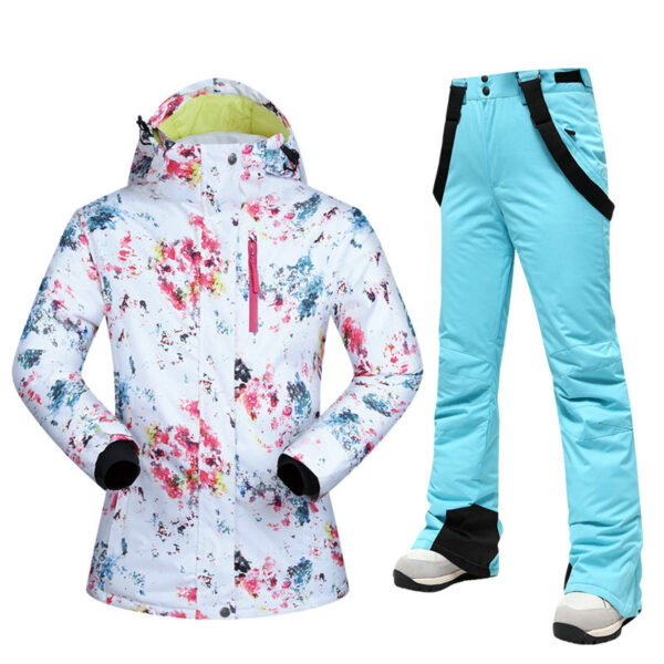 2024 new designed customized skiing suit snow windproof clothing and pants