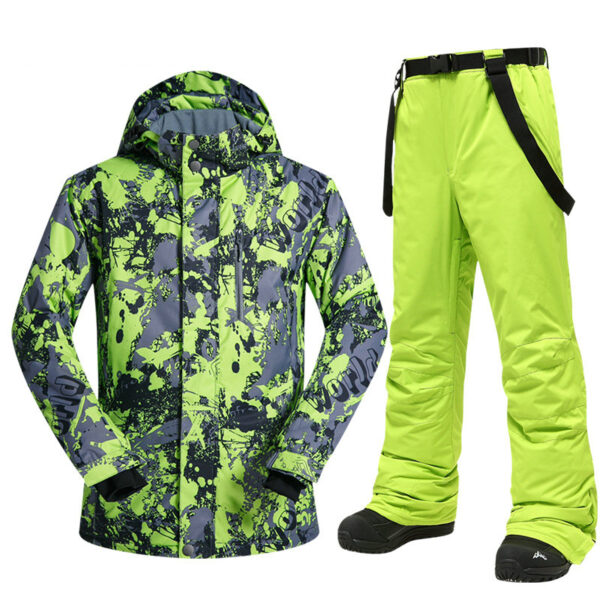 2024 new designed customized skiing suit snow windproof clothing and pants - Image 2