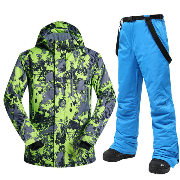 2024 new designed customized skiing suit snow windproof clothing and pants - Image 3