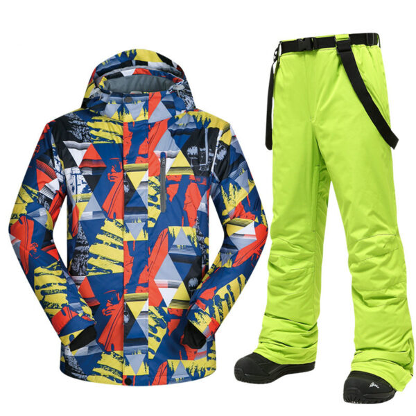 2024 new designed customized skiing suit snow windproof clothing and pants