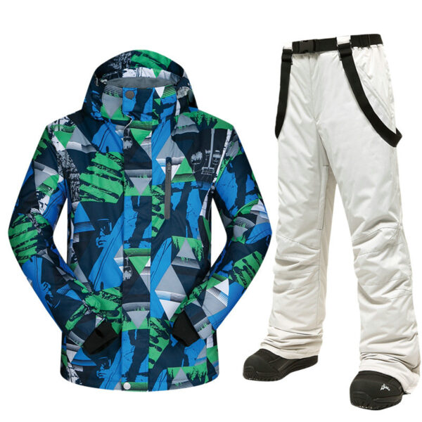 2024 new designed customized skiing suit snow windproof clothing and pants - Image 3