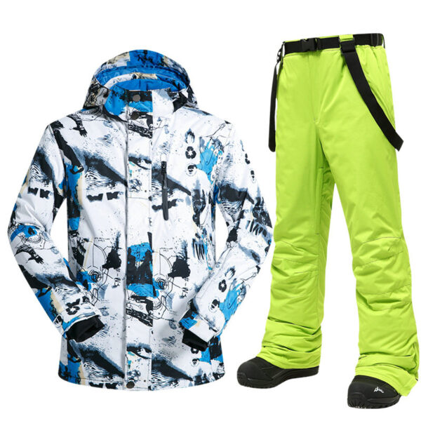 2024 new designed customized skiing suit snow windproof clothing and pants - Image 7